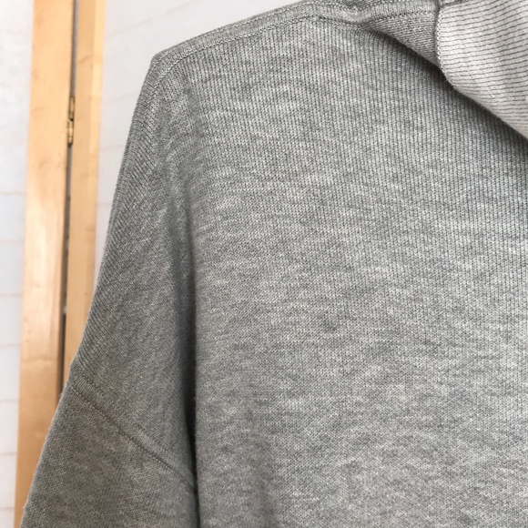 Sz S Everlane grey cotton funnel neck sweater - Picture 3 of 8